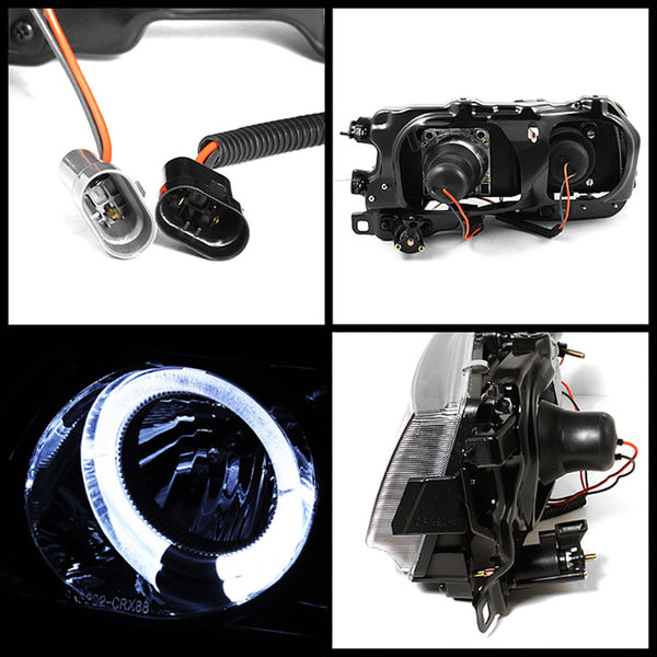1990-1991 Honda Civic Chrome Headlight