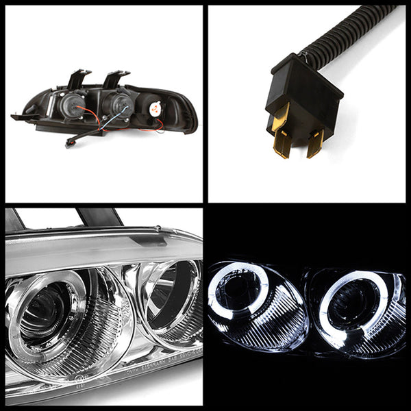 1992-1995 Honda Civic Chrome Headlight