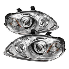 1999-2000 Honda Civic Chrome Headlight