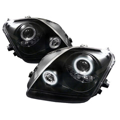 1997-2000 Honda Prelude Black Headlight