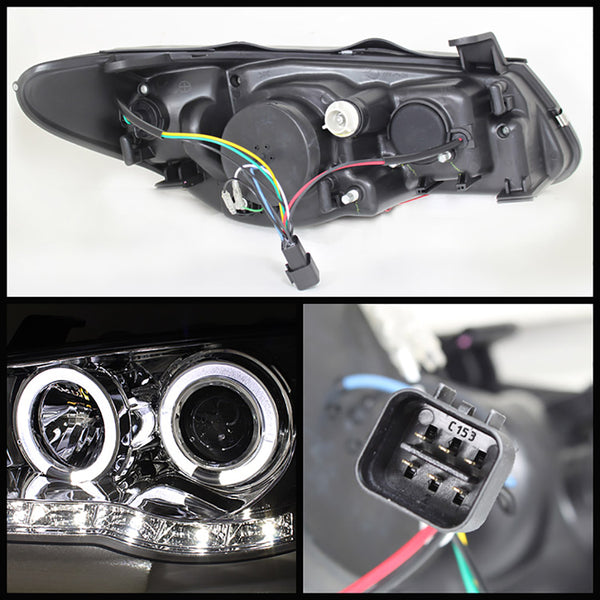 2007-2010 Hyundai Elantra Chrome Headlight