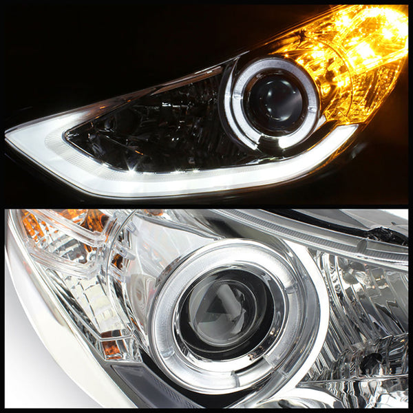 2011-2013 Hyundai Elantra Chrome Headlight