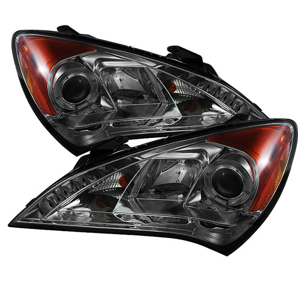 2010-2012 Hyundai Genesis Smoked Headlight
