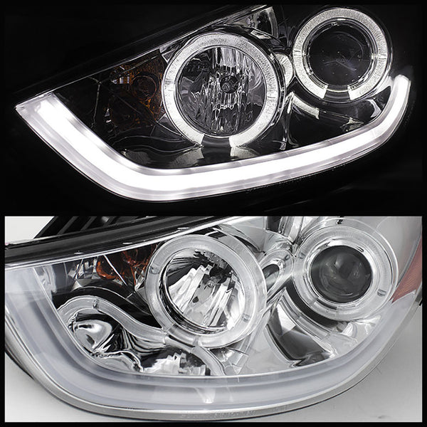 2010-2013 Hyundai Tucson Chrome Headlight