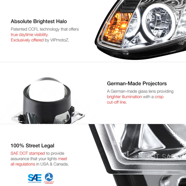 2003-2007 Infiniti G35 Chrome Headlight