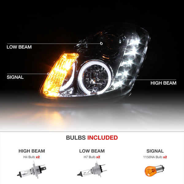 2003-2004 Infiniti G35 Smoked Headlight