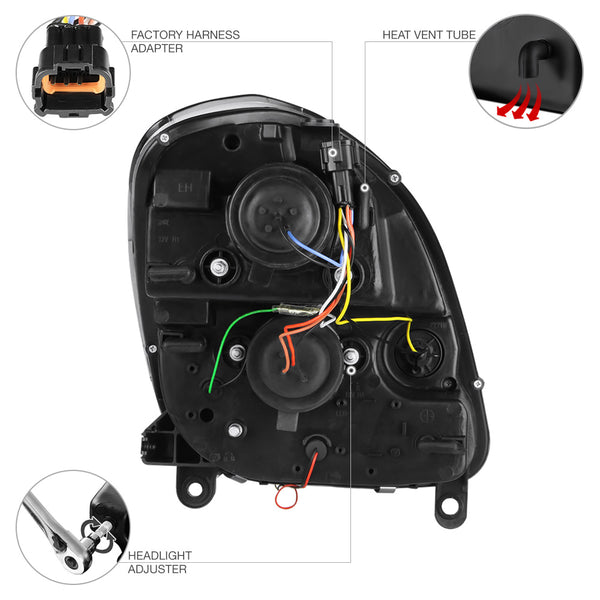 2003-2004 Infiniti G35 Smoked Headlight