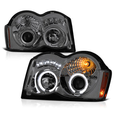 2008-2010 Jeep Grand Cherokee Smoked Headlight