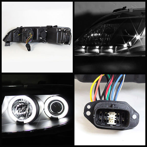 2003-2005 Mazda 6 Black Headlight