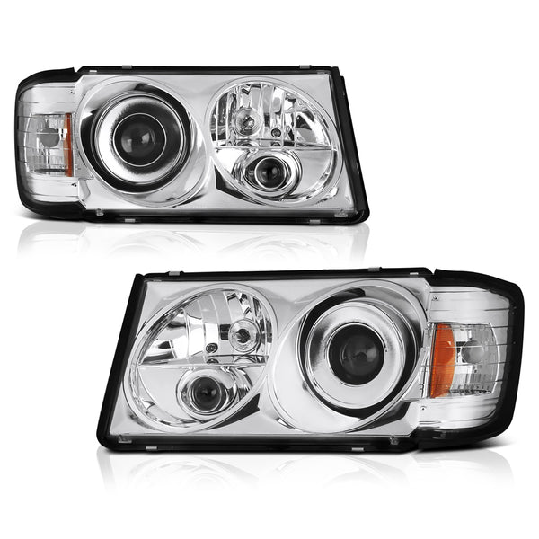 1986-1993 Mercedes-Benz W124 E-Class Chrome Headlight