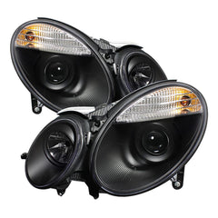2007-2009 Mercedes-Benz W211 E-Class Black Headlight