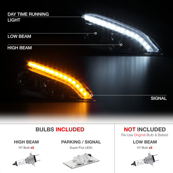 2007-2013 Mercedes-Benz W221 S-Class Chrome Headlight