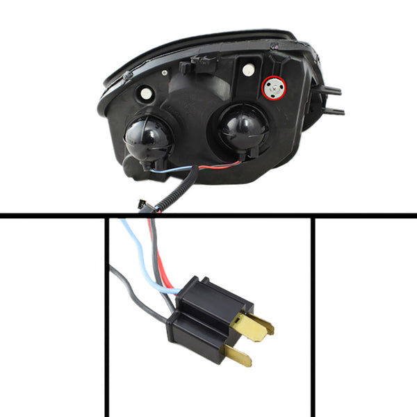 2000-2005 Mitsubishi Eclipse Chrome Headlight