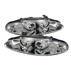1995-1996 Mitsubishi Eclipse Chrome Headlight