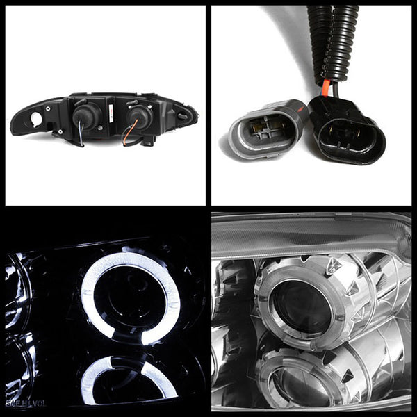 1997-1999 Mitsubishi Eclipse Chrome Headlight