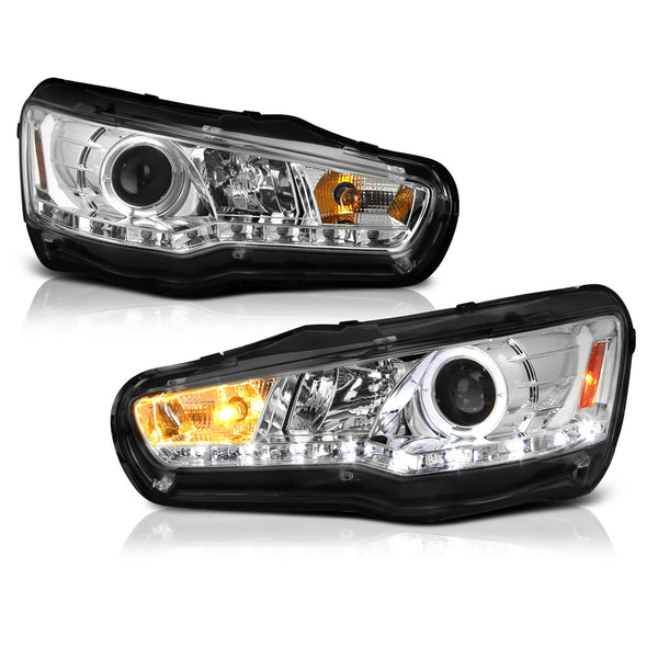 2008-2017 Mitsubishi Lancer Chrome Headlight