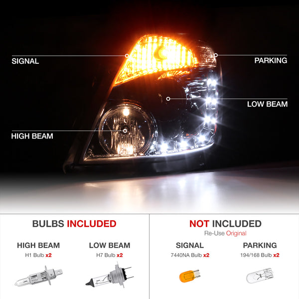 2003-2005 Nissan Z33 350Z Fairlady Chrome Headlight