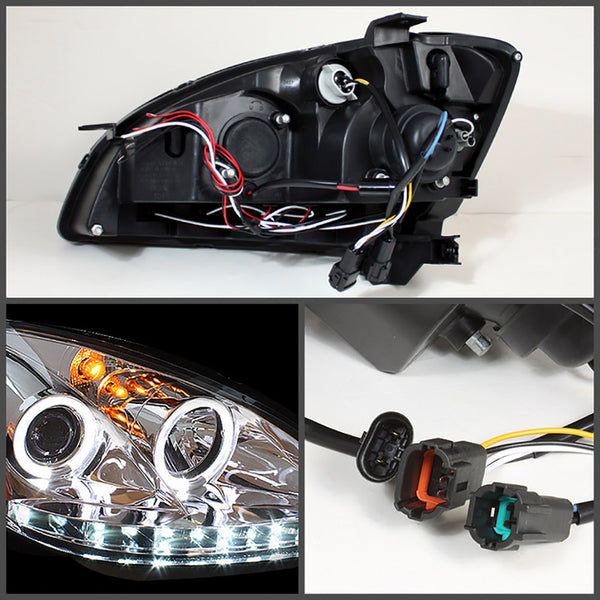 2002-2004 Nissan Altima Chrome Headlight