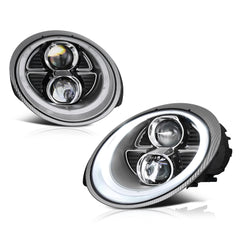 2005-2008 Porsche 997-Series 911 Carrera Dark Red Headlight