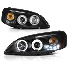 2005-2010 Pontiac G6 Black Headlight