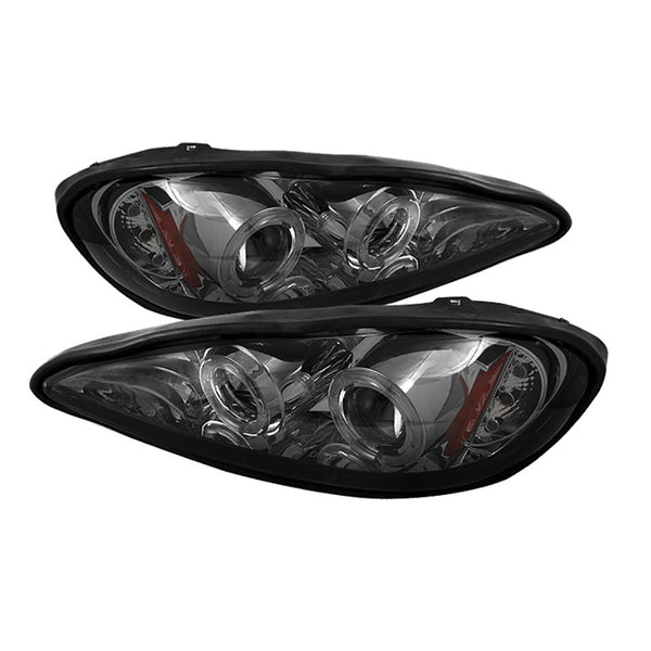 1999-2005 Pontiac Grand AM Smoked Headlight