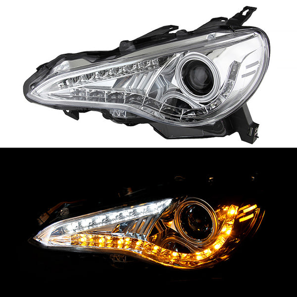 2013-2016 Subaru BRZ Chrome Headlight