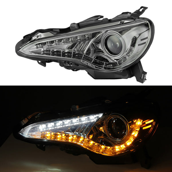 2013-2016 Subaru BRZ Smoked Headlight
