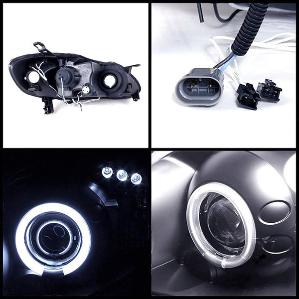 2003-2008 Toyota Corolla Black Headlight