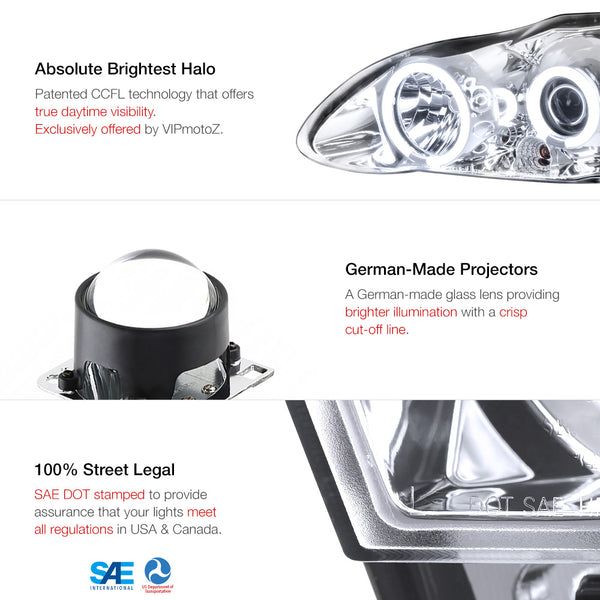 2003-2008 Toyota Corolla Chrome Headlight