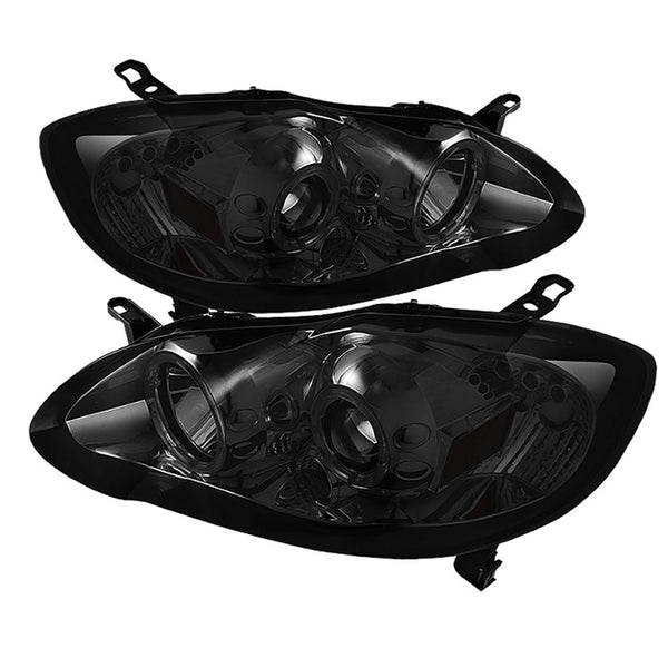 2003-2008 Toyota Corolla Smoked Headlight