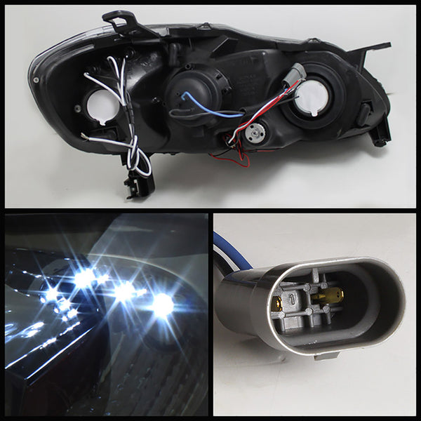 2003-2008 Toyota Corolla Smoked Headlight