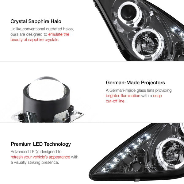 2000-2005 Toyota Celica Smoked Headlight