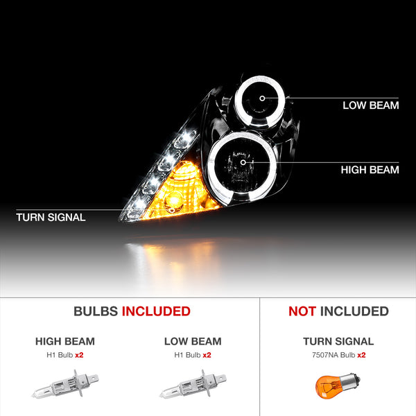 2000-2005 Toyota Celica Smoked Headlight
