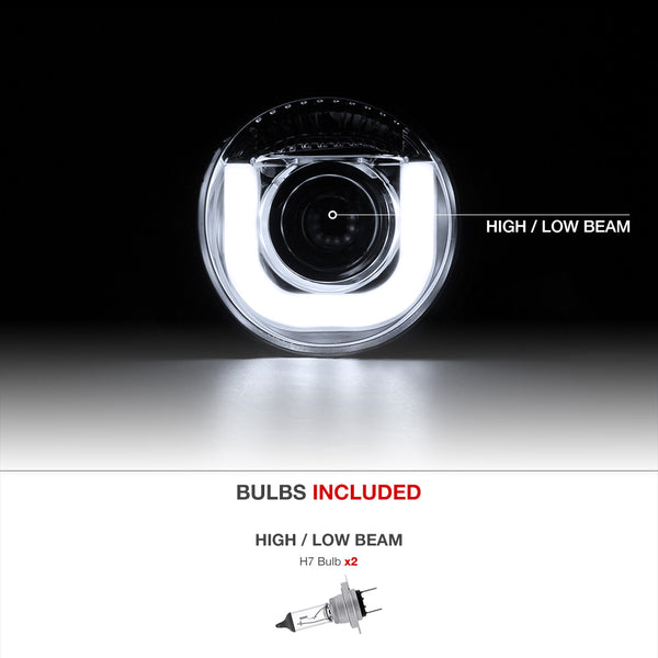 2007-2015 Toyota FJ Cruiser Chrome Headlight
