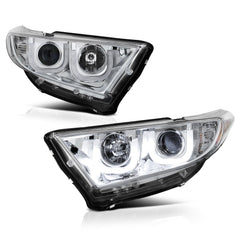 2011-2013 Toyota Highlander Chrome Headlight