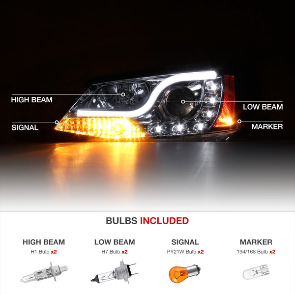 2011-2014 Volkswagen Jetta Chrome Headlight