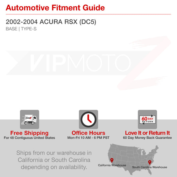 2002-2004 Acura RSX Chrome Tail Light