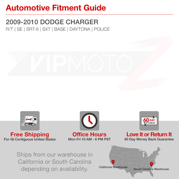 2009-2010 Dodge Charger Rosso Red Tail Light