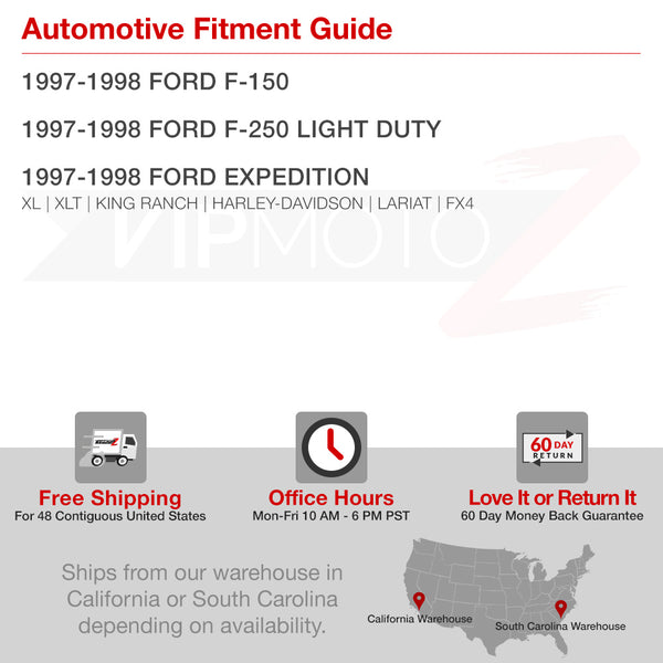 1997-1998 Ford F-150 Chrome Fog Light