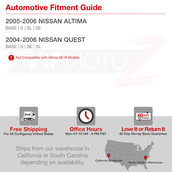 2005-2006 Nissan Altima Smoked Fog Light