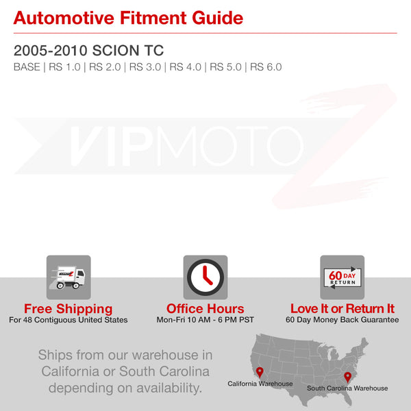 2005-2010 Scion tC Rosso Burgundy Tail Light