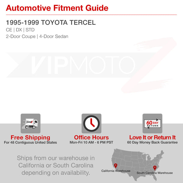 1995-1999 Toyota Tercel Chrome Tail Light