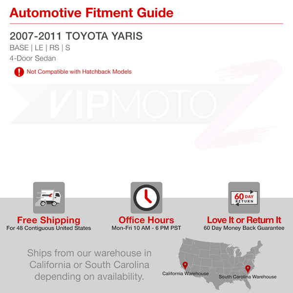 2007-2011 Toyota Yaris Chrome Fog Light