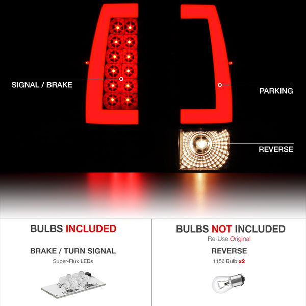 2003-2006 Chevrolet Silverado 1500 | 2500 | 3500 Sinister Black Tail Light