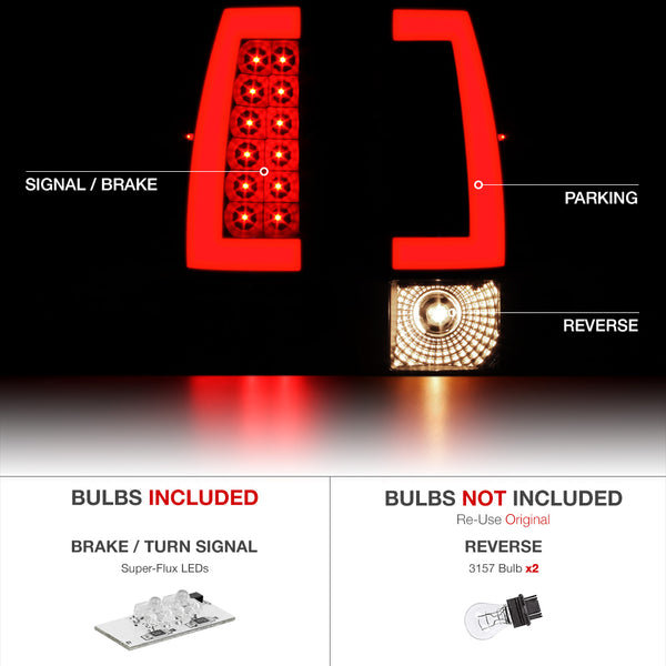 1999-2002 Chevrolet Silverado 1500 | 2500 | 3500 Sinister Black Tail Light