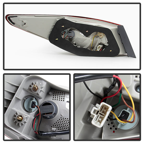 2011-2014 Hyundai Sonata Rosso Burgundy Tail Light