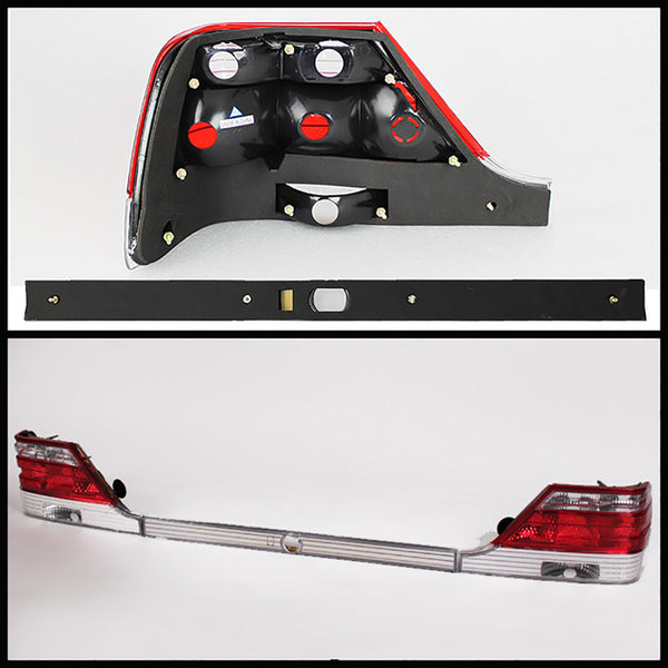 1995-1999 Mercedes-Benz W140 S-Class Rosso Red Tail Light