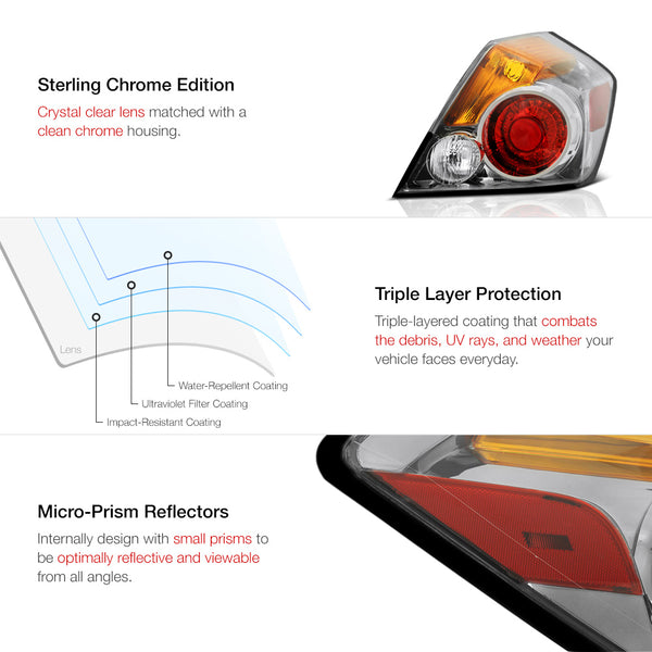 2007-2009 Nissan Altima Factory Style Tail Light