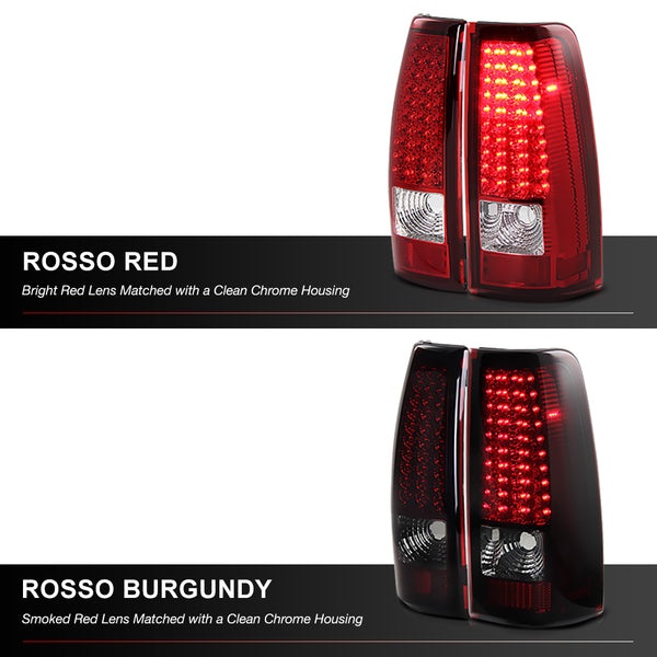 2003-2006 Chevrolet Silverado 1500 | 2500 | 3500 Rosso Burgundy Tail Light