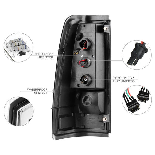 2003-2006 Chevrolet Silverado 1500 | 2500 | 3500 Chrome Tail Light